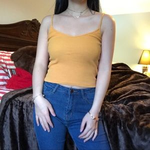 Yellow tank top
